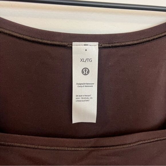 Lululemon Wundermost Nulu Square-Neck Sleeveless Bodysuit French Press NWT XL - Picture 11 of 16